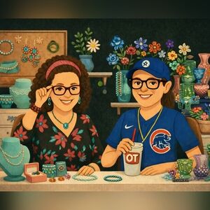 Flyer For Unlisted Items Tuesday Night Show. Check Out Our Closets.